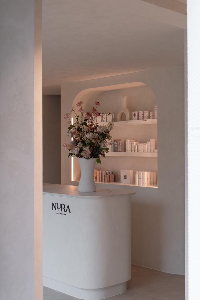 PROJECT Nura Cosmedics - Minimalistisch interieur schoonheidssalon voor een wellness beleving